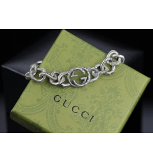 구찌 인터로킹 g 트위스트 브레이슬릿