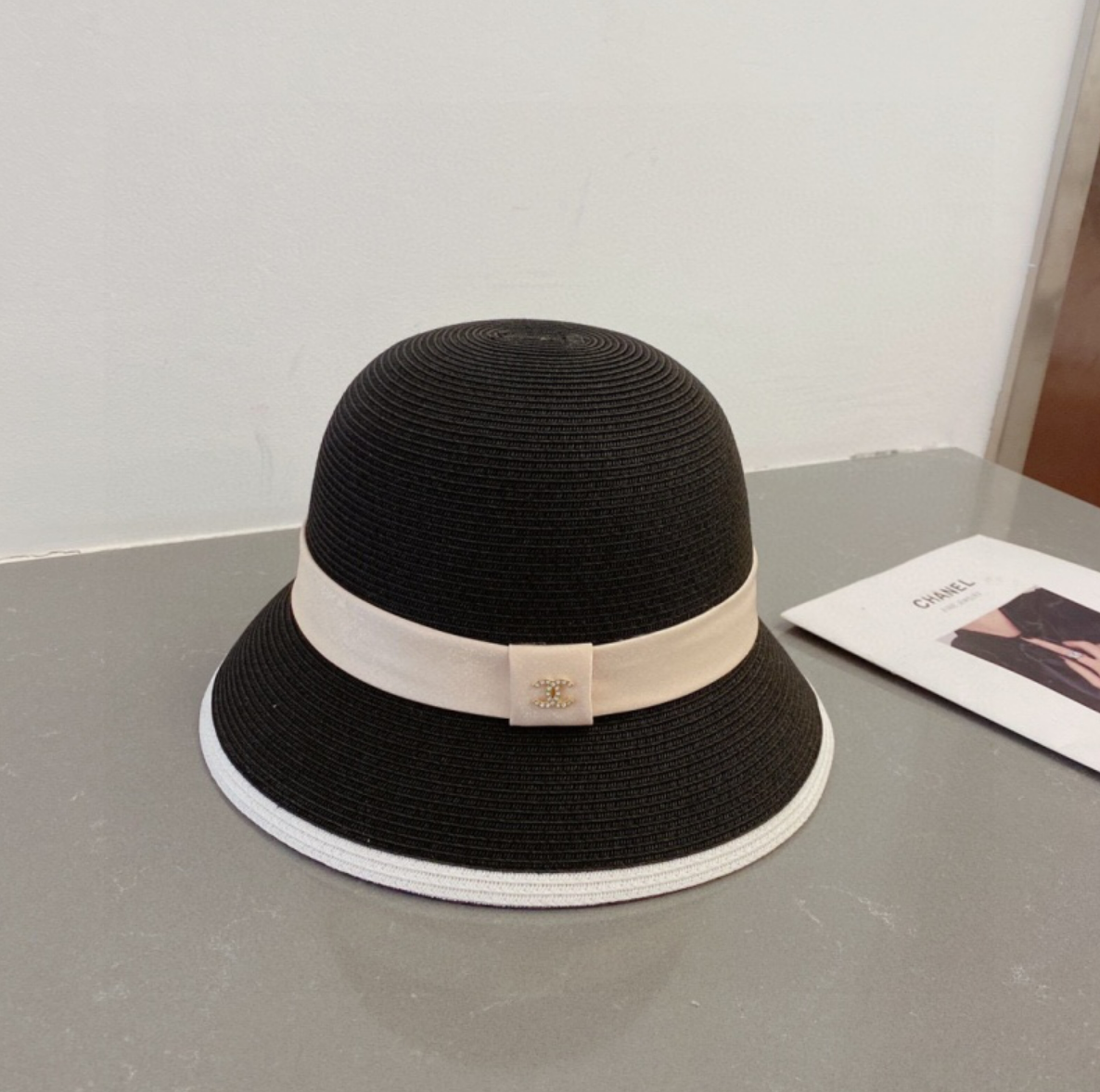 샤넬 클로슈 햇 (3COLOR)