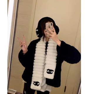 샤넬 앙고라 머플러 (2COLOR)