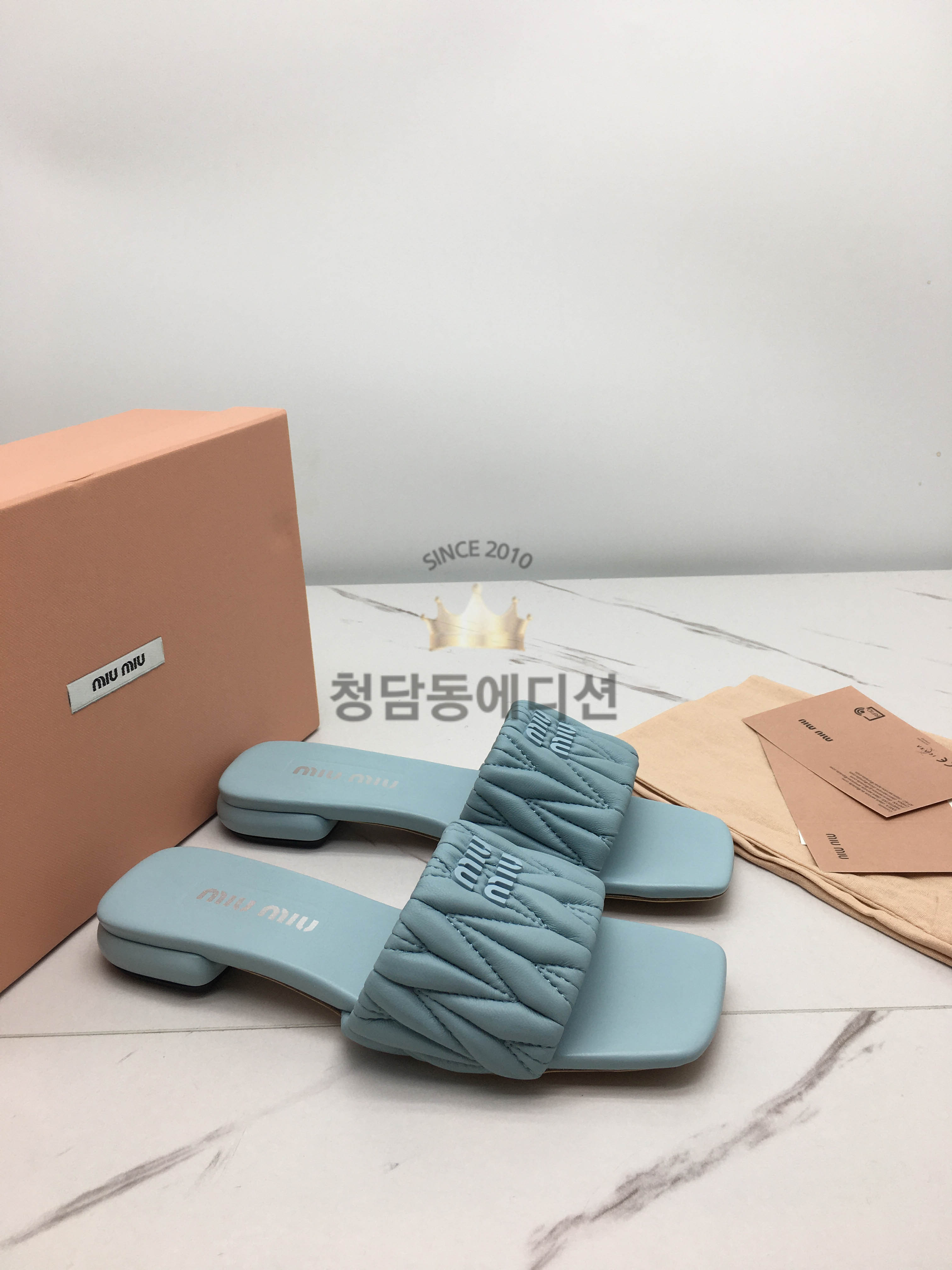 미우미우 마테라쎄 슬리퍼 (5COLOR)