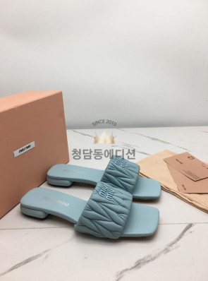미우미우 마테라쎄 슬리퍼 (5COLOR)