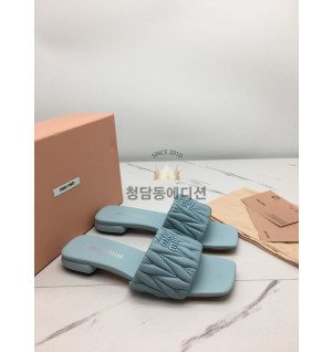 미우미우 마테라쎄 슬리퍼 (5COLOR)