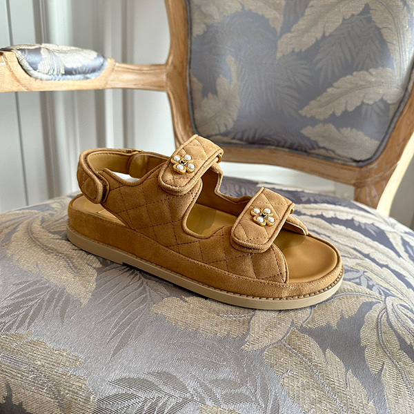 샤넬 벨크로 샌들 (2COLOR)