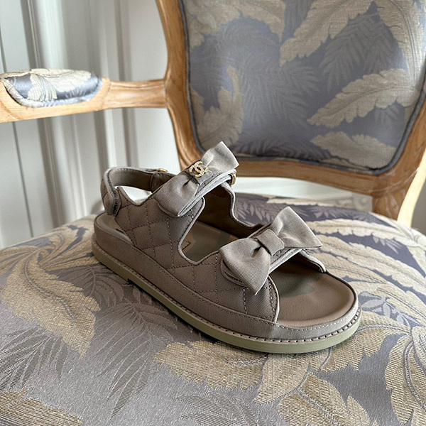 샤넬 벨크로 샌들 (2COLOR)