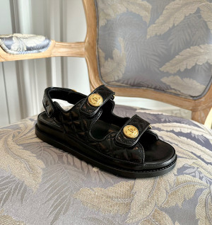 샤넬 벨크로 샌들 (2COLOR)