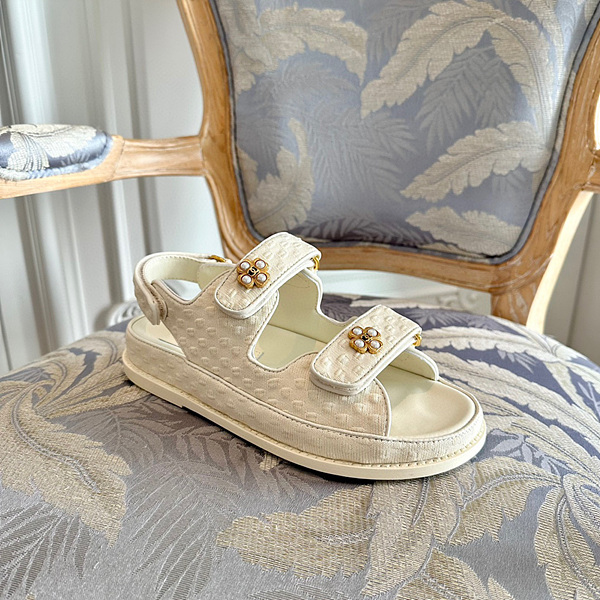 샤넬 벨크로 샌들 (2COLOR)