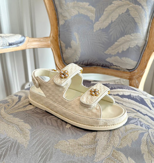 샤넬 벨크로 샌들 (2COLOR)