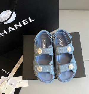 샤넬 벨크로 샌들