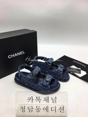 샤넬 벨크로 샌들
