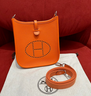 에르메스 에블린 미니 올수공 (컬러 오렌지)