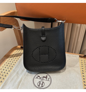 에르메스 에블린 미니 올수공 (컬러 누아) (은장)