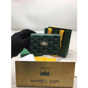 고야드 말제르브 플랩 카드지갑 (컬러 그린)