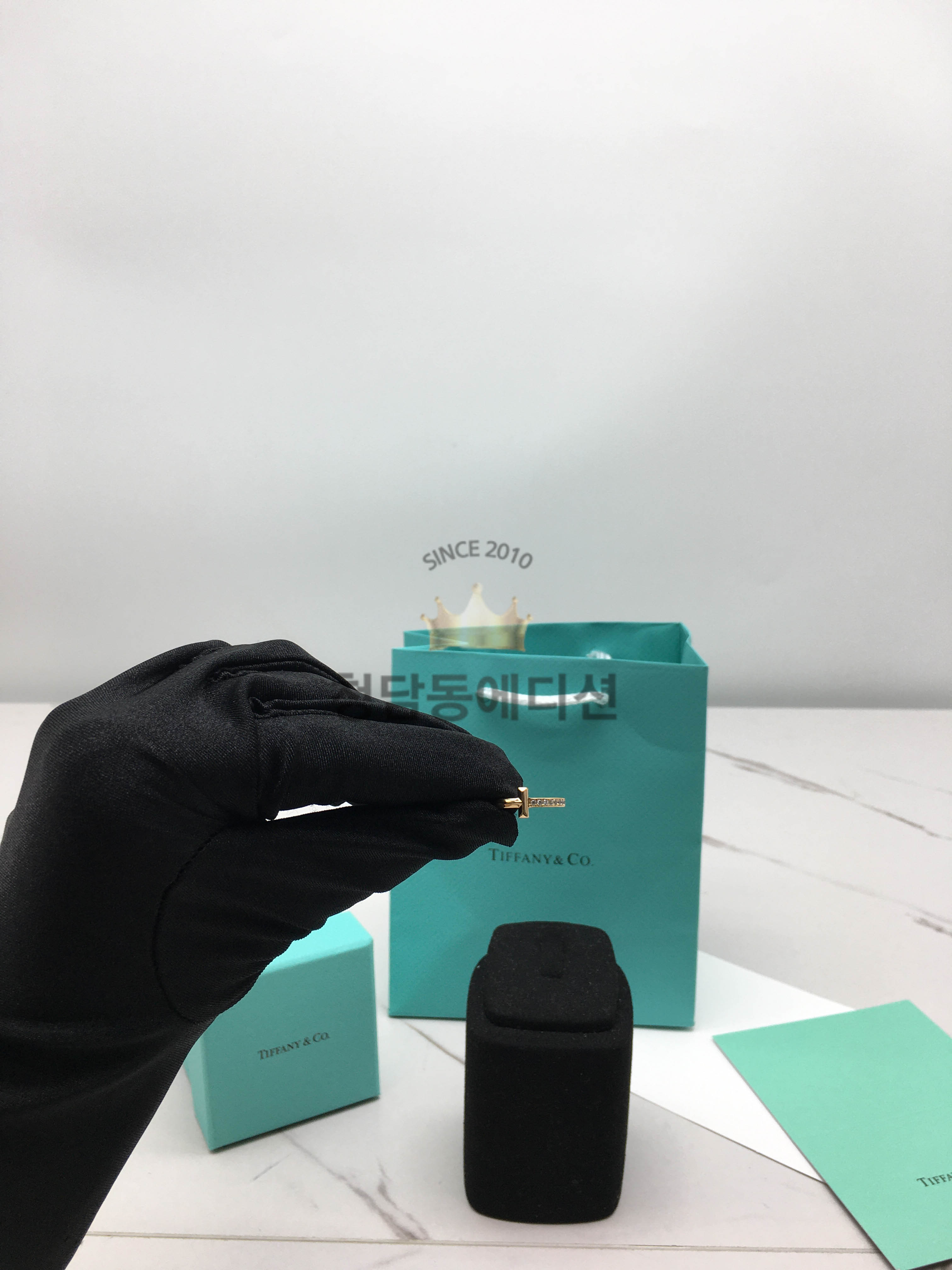 티파니앤코 반지 (컬러 화이트골드, 로즈골드)