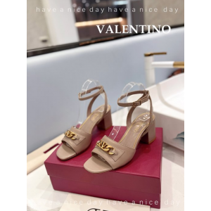 발렌티노 vltn v logo 샌들 힐