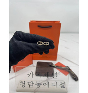 에르메스 hermes 샹달 이어링 (컬러 골드,화이트골드 2COLOR)
