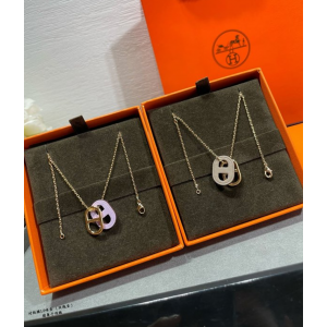 에르메스 hermes 샹달 목걸이 (컬러 골드, 화이트골드) (V-gold소재)