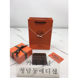 에르메스 hermes 샹달 목걸이 (컬러 골드, 화이트골드) (V-gold소재)