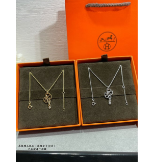 에르메스 hermes 샹달 목걸이 (컬러 골드, 화이트골드) (V-gold소재)