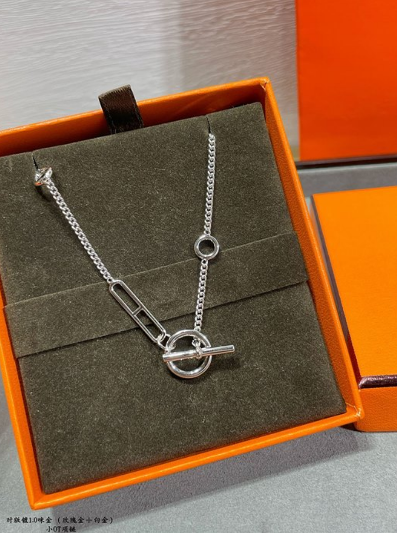 에르메스 hermes 피네스 목걸이 (컬러 골드, 화이트골드 2COLOR)