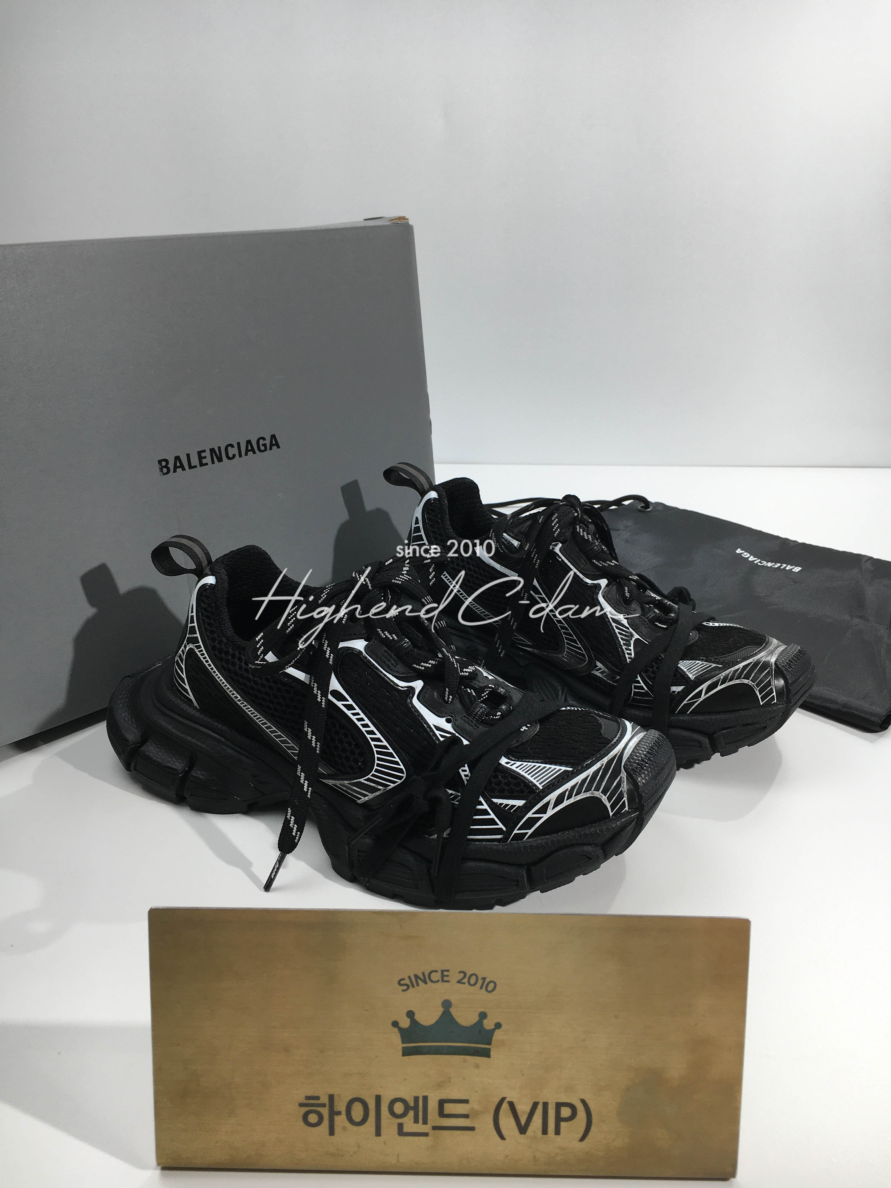 발렌시아가 3xl 스니커즈 (남녀공용) (컬러 블랙)