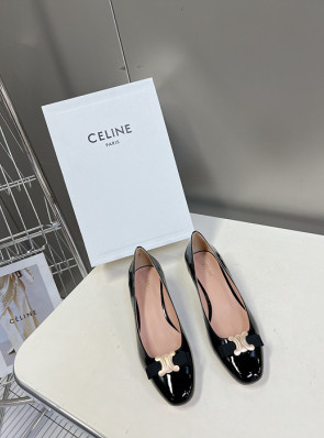 셀린느 celine 트리오페 미들힐 (유광)