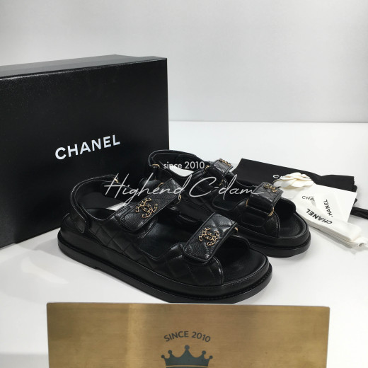 샤넬 23ss chanel 벨크로 샌들 (upgrade ver.)