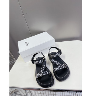 셀린느 23ss celine 로고 샌들
