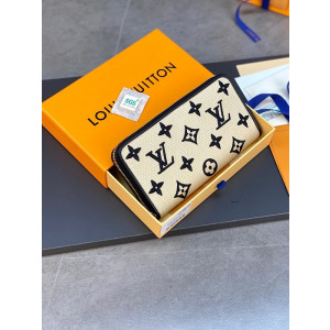 루이비통 LV 코튼 모노그램 지피월릿