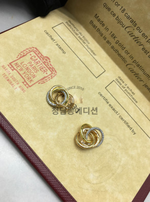 까르띠에 cartier 트리니티 다이아 귀걸이