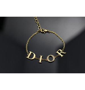 디올 dior 레터링 브레이슬릿