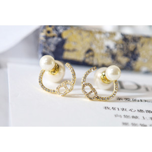 디올 dior cd 펄 귀걸이