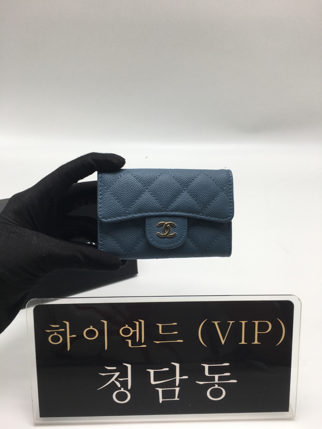 샤넬 클래식 캐비어 카드지갑