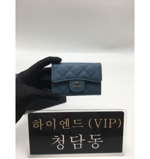 샤넬 클래식 캐비어 카드지갑