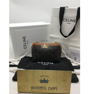 셀린느 트리오페 캔버스 클러치 미니 체인백