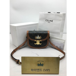 셀린느 클레아 베사체 트리옹프 캔버스 숄더백