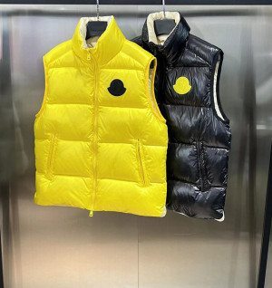 몽클레어 패딩 조끼 (컬러 옐로우, 블랙)