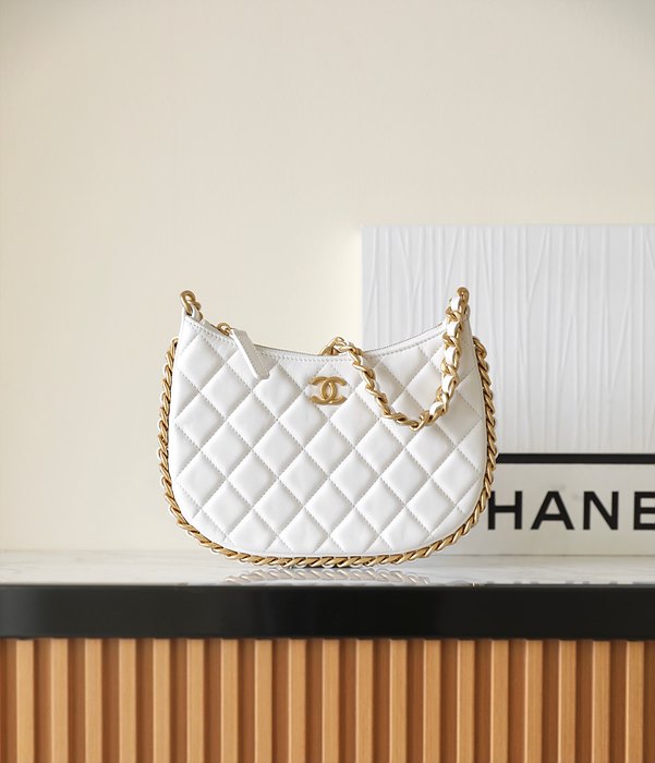 샤넬 23B CC로고 체인 호보백 스몰 AS4378