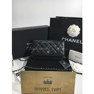 샤넬 클래식 플랩 WOC 체인 윌릿 은장 (upgrade ver.)