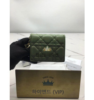 디올 까나쥬 램스킨 반지갑