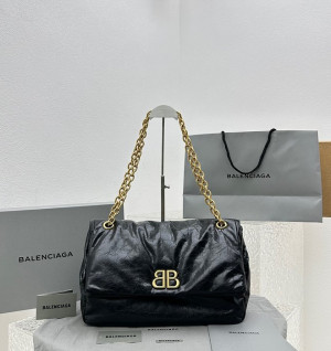 발렌시아가 BLCG BB 모나코 미디움 체인백 (스트랩 컬러 골드)