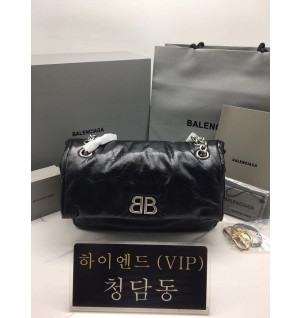 발렌시아가 BLCG BB 모나코 스몰 체인백 블랙