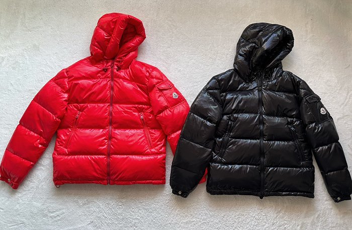 몽클레어 패딩 (남성용) (컬러 레드, 블랙)