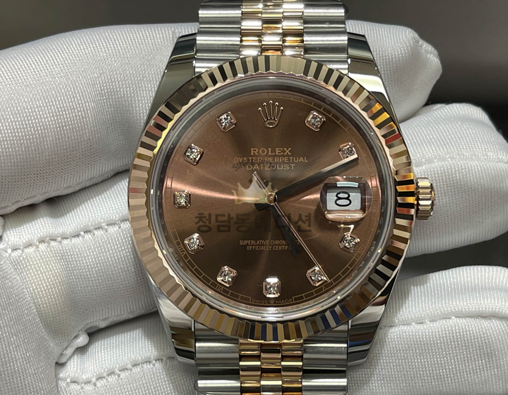 로렉스 126331 데이저스트 41mm 초코 텐포인트 콤비