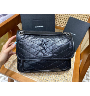 생로랑 니키백 미디움 633158 (체인 실버) (하이엔드급)