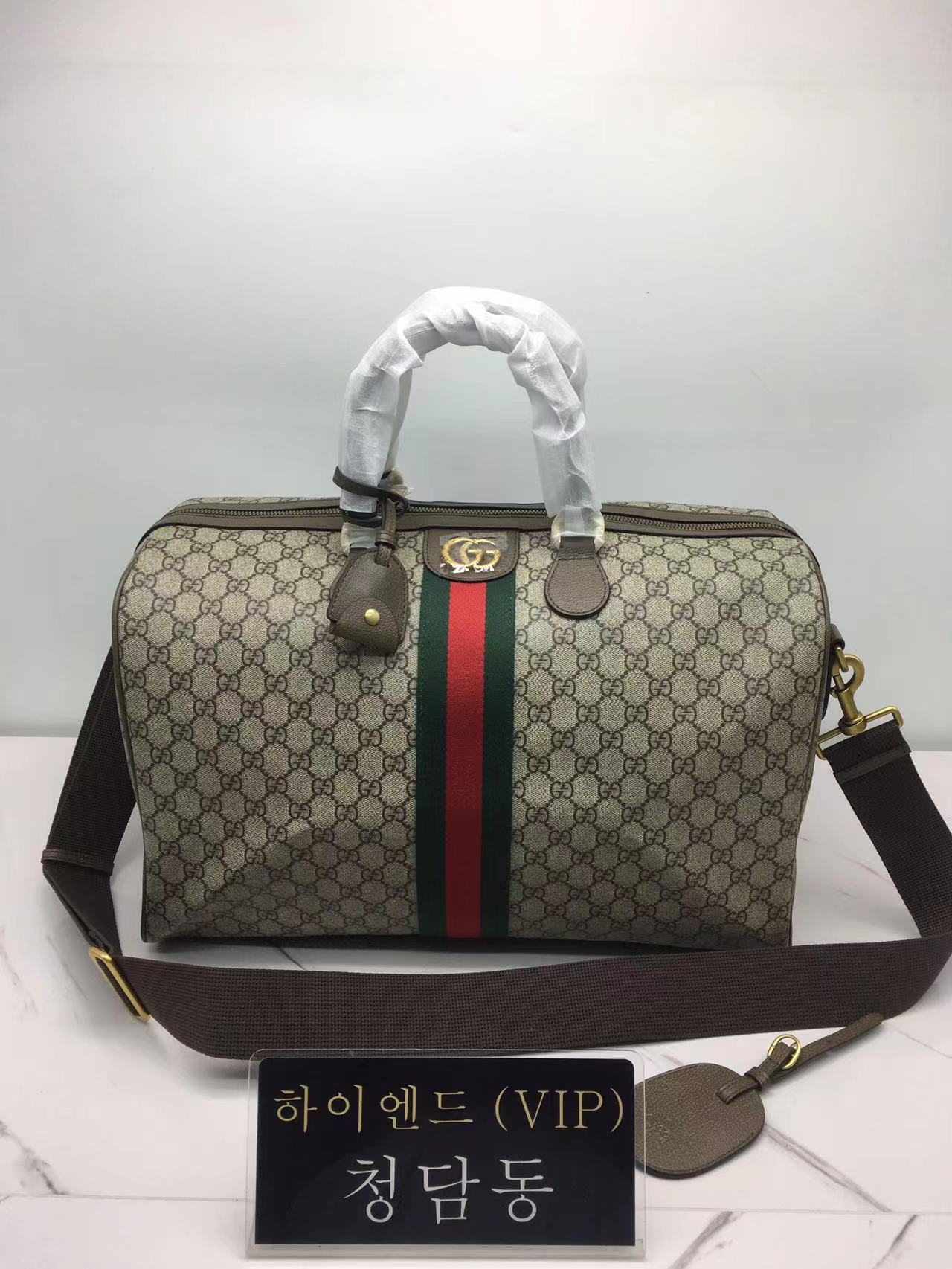 구찌 오피디아 사보이 더플백