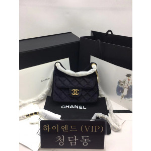 샤넬 23B 벨벳 포켓 체인 호보백 스몰