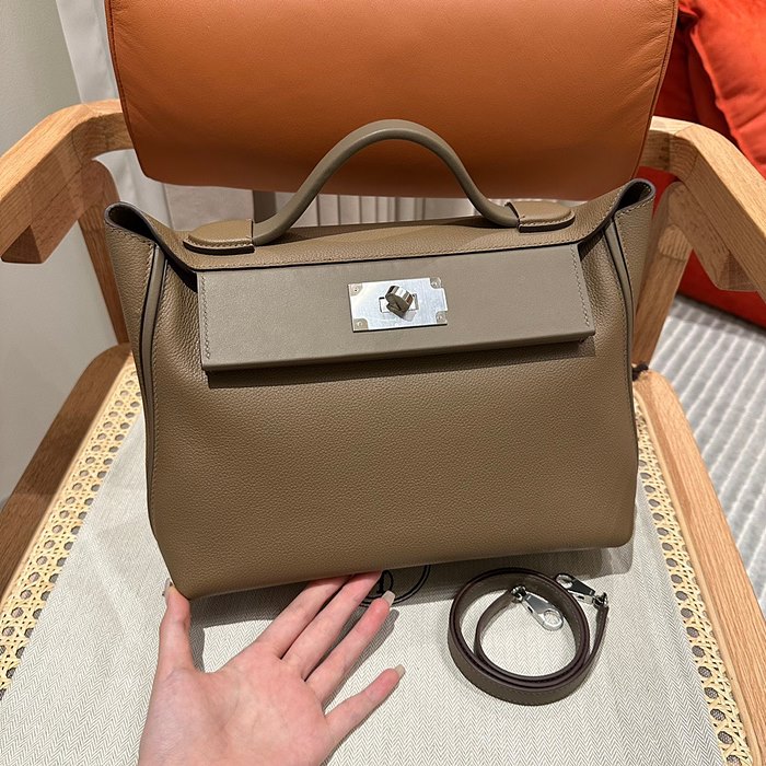 에르메스 2424백 (뉴켈리) 29size (컬러 베이지 드 바이마르/에토프)