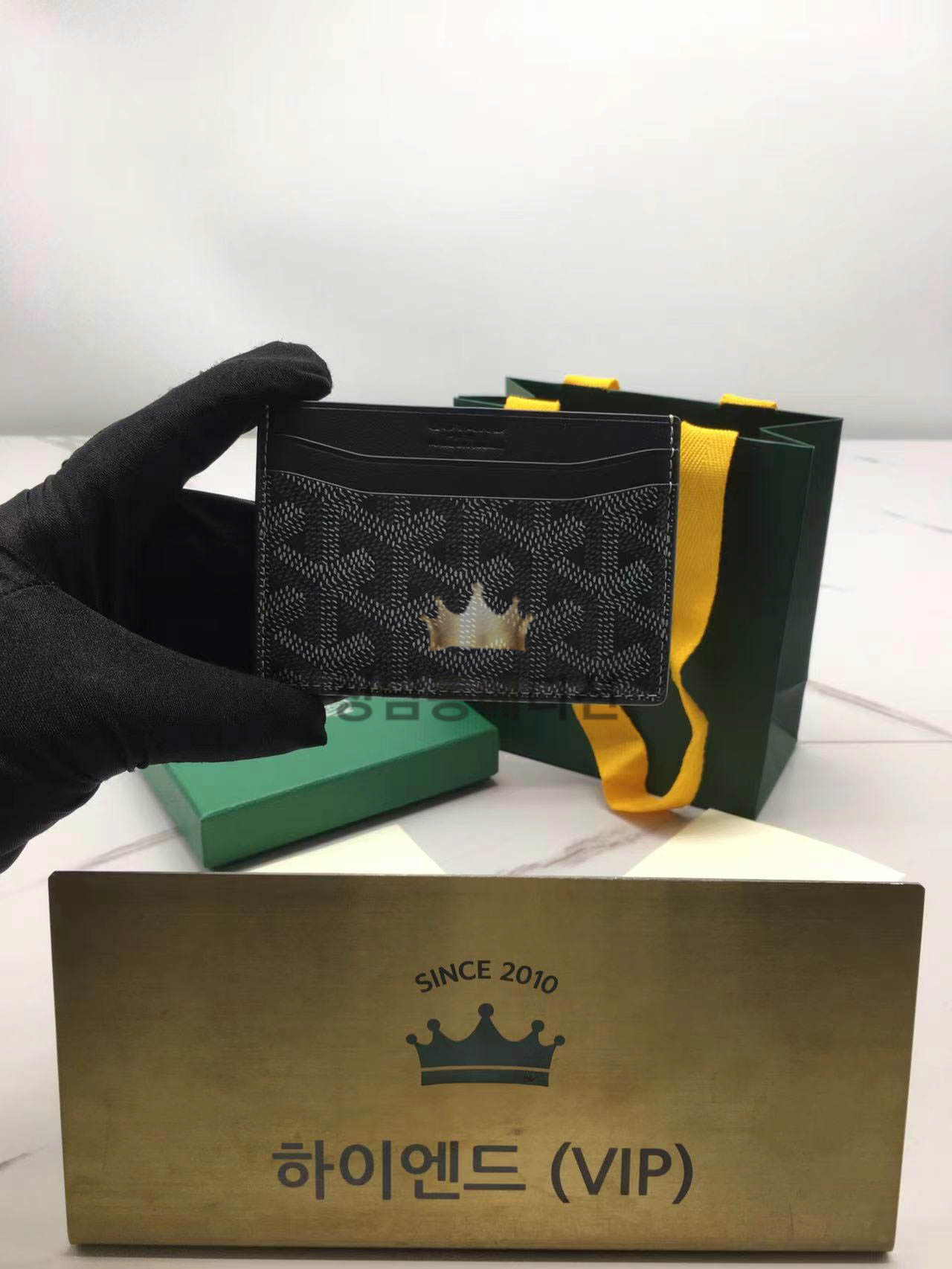 고야드 생쉴피스 카드홀더 (컬러 차콜그레이)