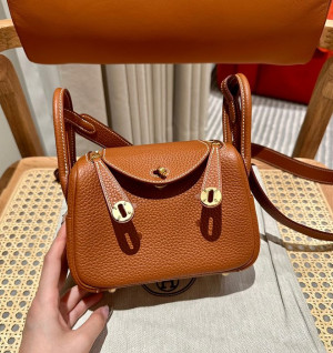 에르메스 미니 린디 올수공 (컬러 드)