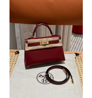 에르메스 미니 켈리2 올수공 (가죽 복스)